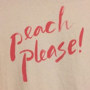 Free press peach please shirt